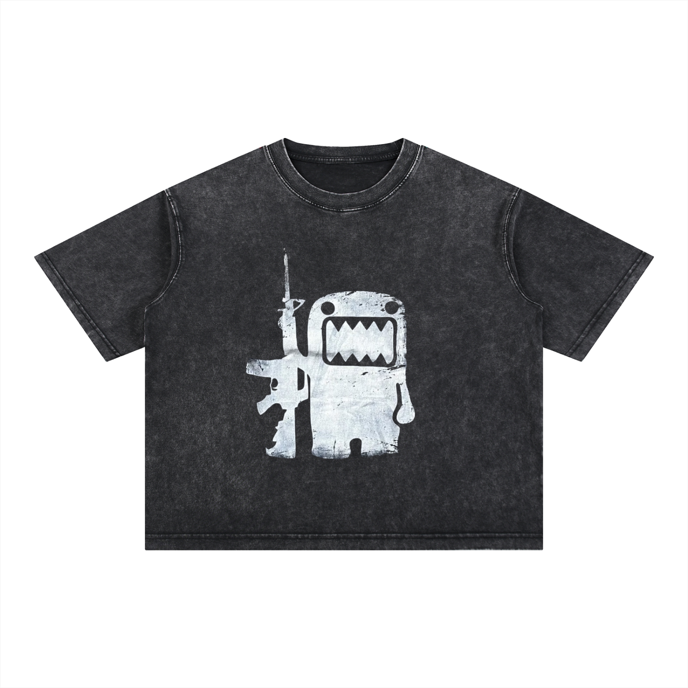 Domo with gun tee